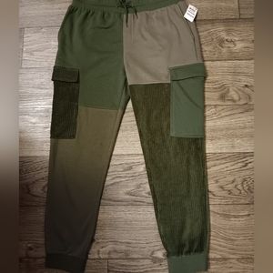 Men's Colorblock Cargo Joggers